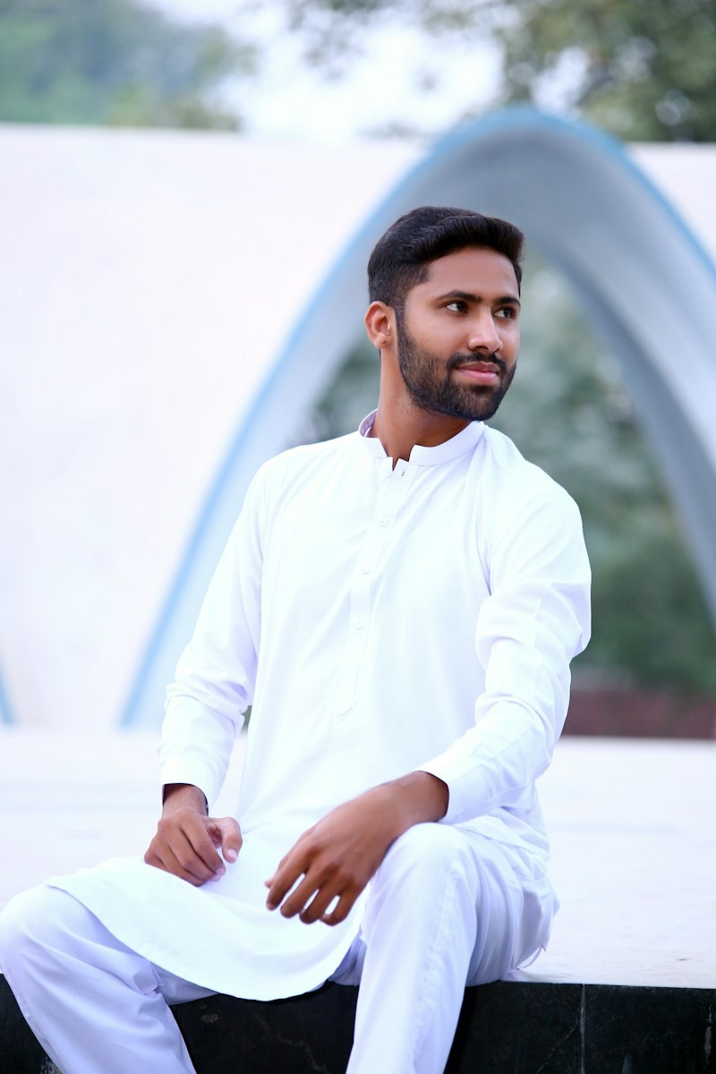 Roz Marra Straight Kurta 2 Piece Solid Cambric Suit in Badami